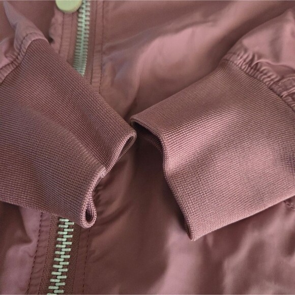 Alpha Industries Nylon Dusty Pink Flight Bomber Jacket Medium - Picture 5 of 15